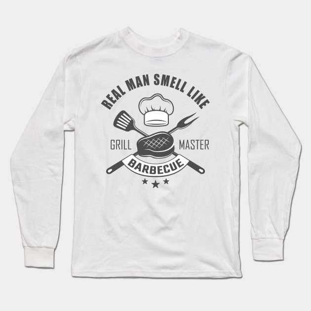 Grill Master Long Sleeve T-Shirt by Dynamic Design